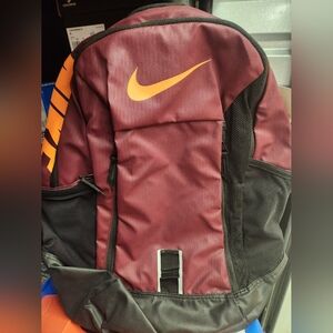 NWT Nike Unisex ALPH ADPT RISE BP Backpack Night Maroon/Bk (Bright Citrus)